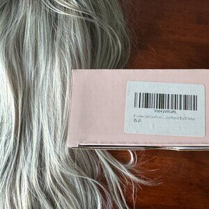 K’ryssma 13x6 Lace Front Wig Highlight Ash Blonde Grey Synthetic